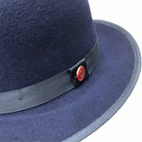 Bruno Capelo Red Bottom Hat "keenan" (Navy/Red)