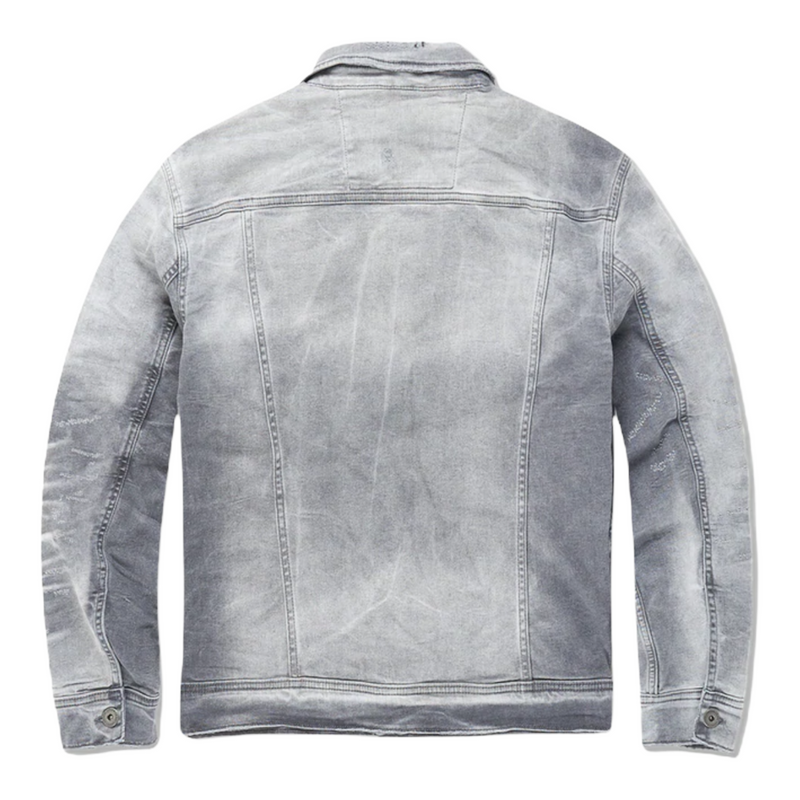 Buy HIGH STAR Men Grey Washed Denim Jacket at Amazon.in