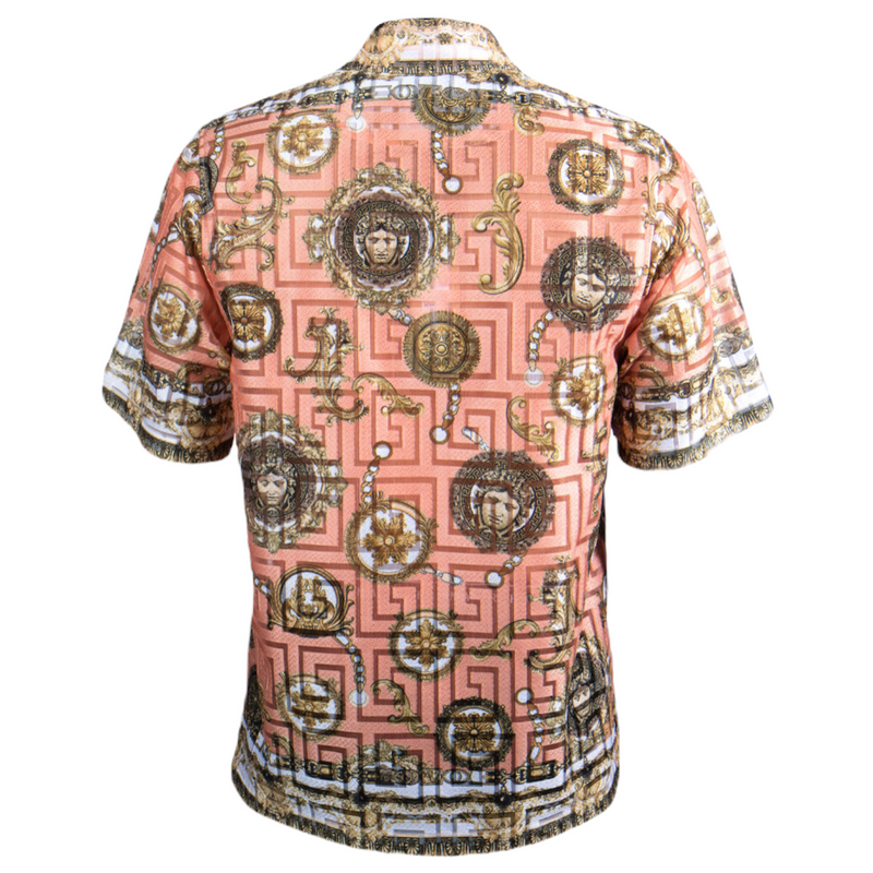 Prestige Lace Printed Shirt 2.0 (Peach) 255