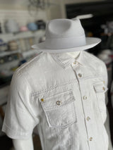 Bruno Straw "Fransesco" Hat (White)