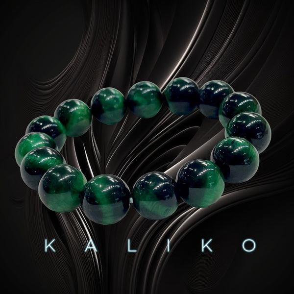KALIKO mens "Eclipse" bracelet (Emerald)