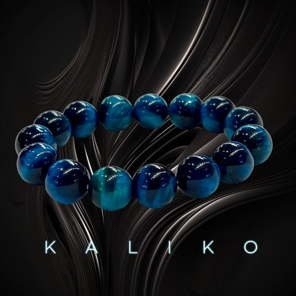 KALIKO mens "Eclipse" bracelet (Saphire Blue)