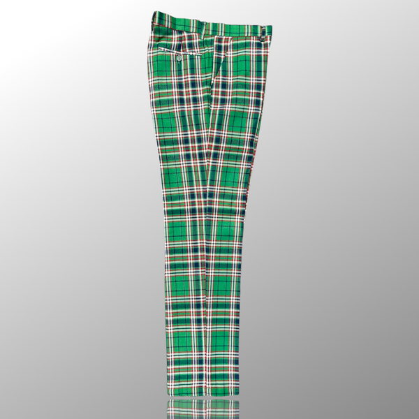 Prestige Plaid Pant (Green/Navy/Red) Green-6