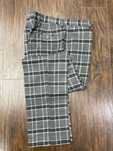 Prestige Plaid Pant (Gray/Black/Beige) Charcoal-1