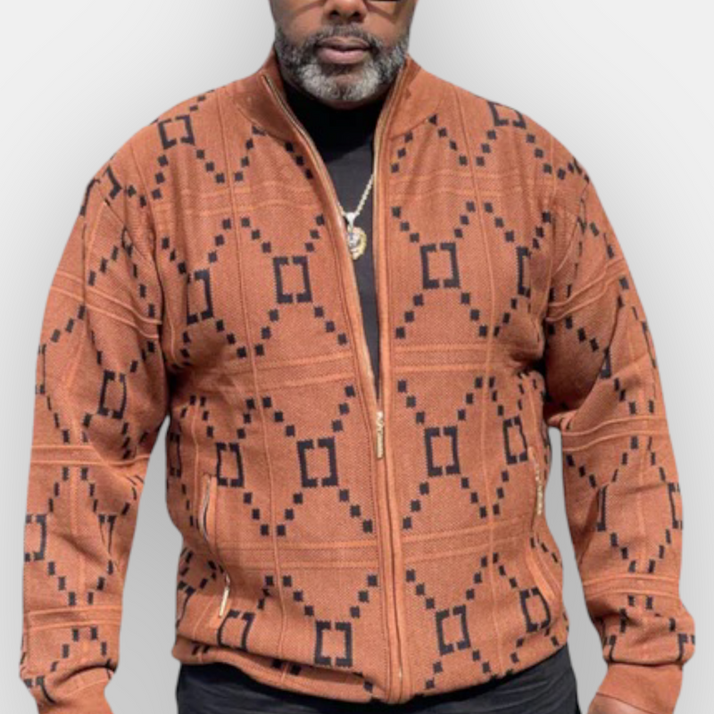 Silversilk "Montero" Sweater (Brown/Black)