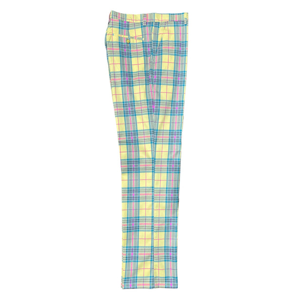 Prestige Plaid Pant (Yellow/Pink) 805 Yellow