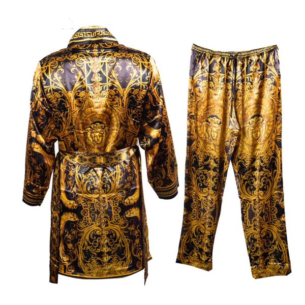Prestige Luxury Robe Set (Black/Gold)